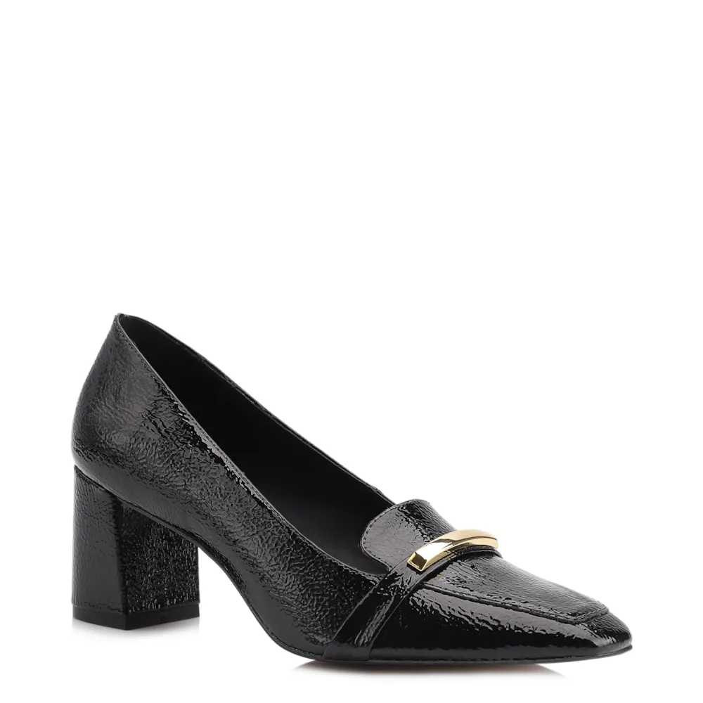 Scarpin Alt Verniz  Preto