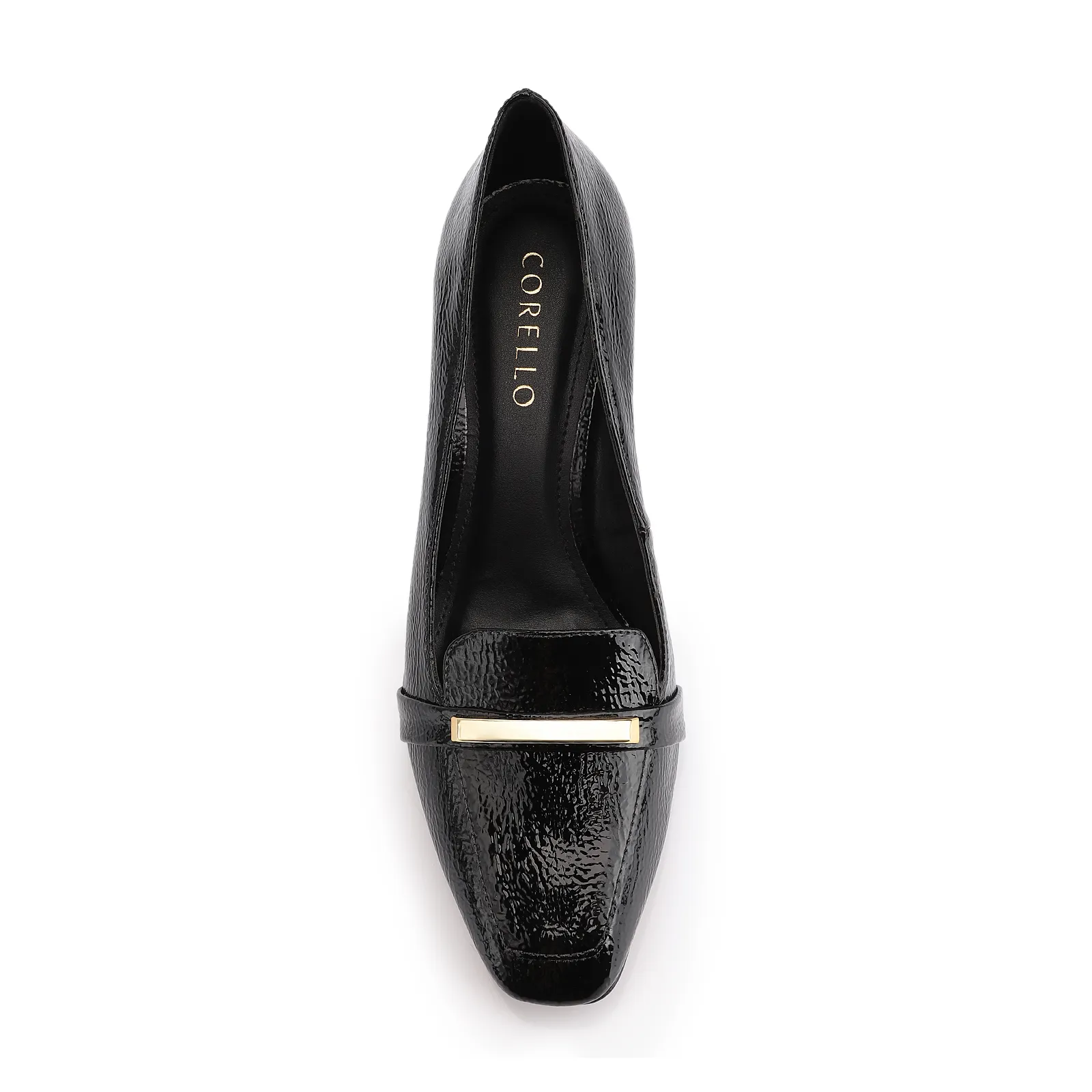 Scarpin Alt Verniz  Preto