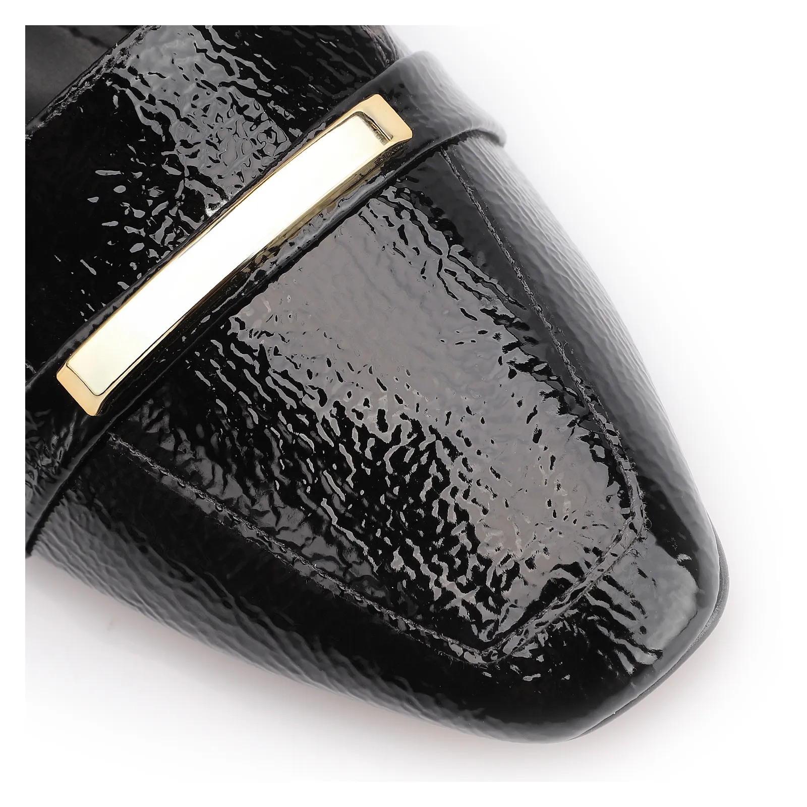 Scarpin Alt Verniz Preto