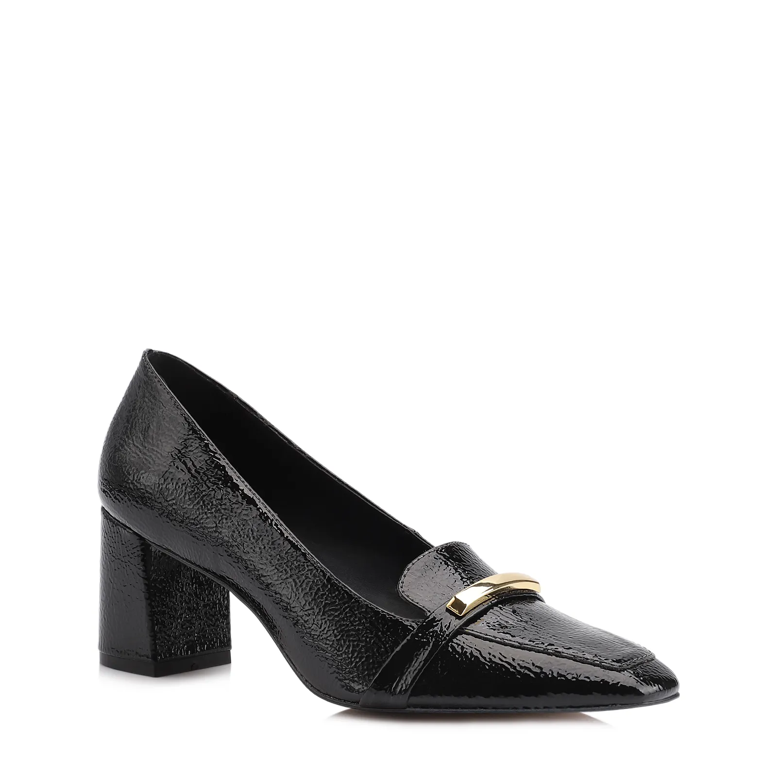 Scarpin Alt Verniz  Preto
