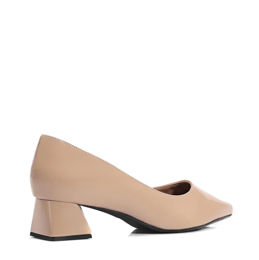 Scarpin Alt Verniz Taupe - imagem 3