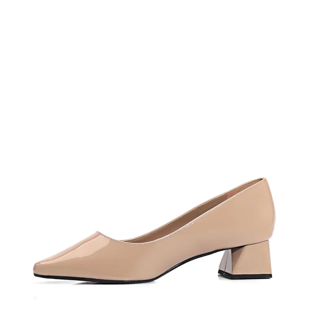 Scarpin Alt Verniz Taupe - imagem 4