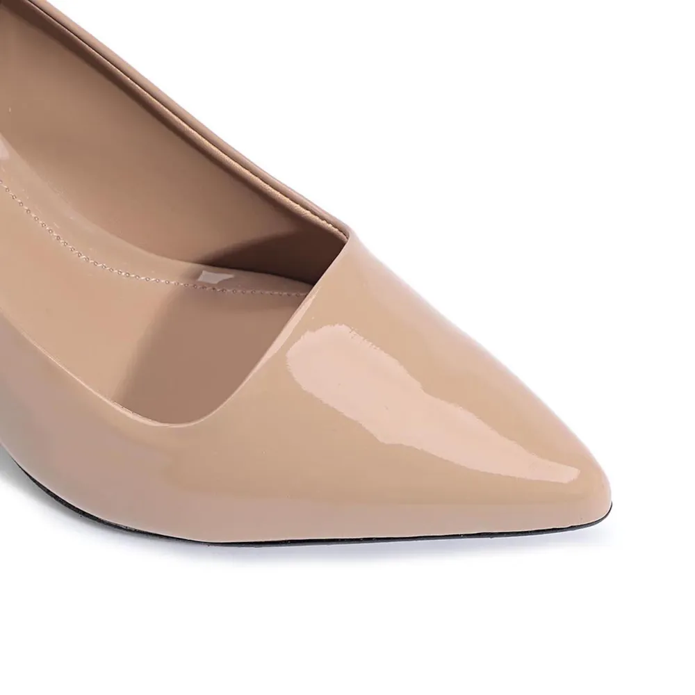 Scarpin Alt Verniz Taupe - imagem 6