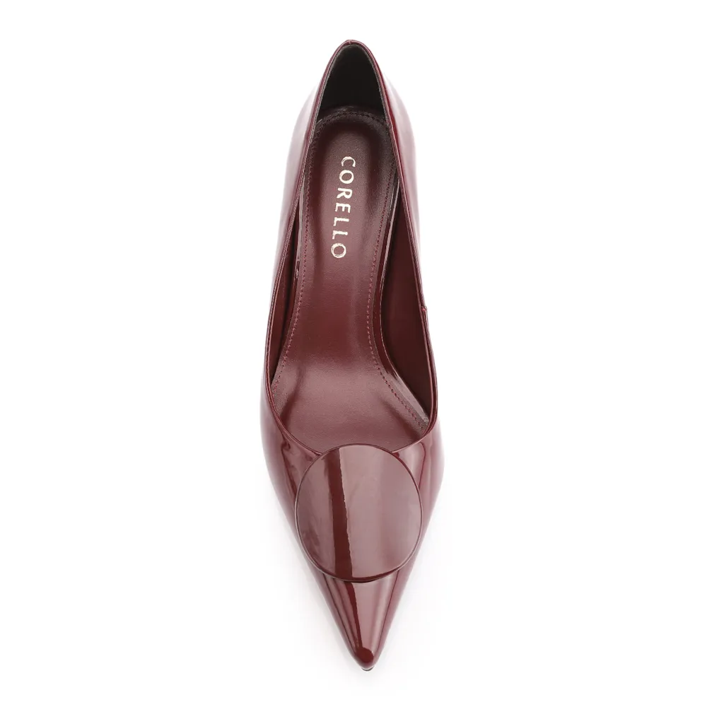Scarpin Alt Verniz Vinho - imagem 6