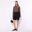 Scarpin Anabela Alt Verniz Preto - imagem 9