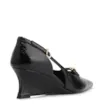 Scarpin Anabela Alt Verniz Preto - imagem 4