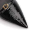 Scarpin Anabela Alt Verniz Preto - imagem 7