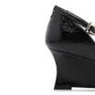 Scarpin Anabela Alt Verniz Preto - imagem 8