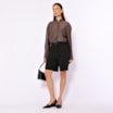 Scarpin Anabela Alt Verniz Preto - imagem 9