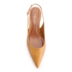 Scarpin Anabela Couro Amarelo - imagem 5