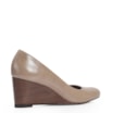 Scarpin Anabela Couro Bege - imagem 3
