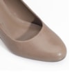 Scarpin Anabela Couro Bege - imagem 6