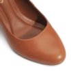 Scarpin Anabela Couro Caramelo - imagem 7