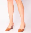 Scarpin Anabela Couro Marrom - imagem 2