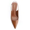 Scarpin Anabela Couro Marrom - imagem 6