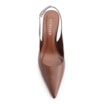 Scarpin Anabela Couro Marrom - imagem 6