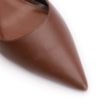 Scarpin Anabela Couro Marrom - imagem 7