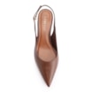 Scarpin Anabela Couro Marrom - imagem 6