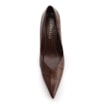  Scarpin Anabela Couro Maxi Croco Marrom - imagem 6