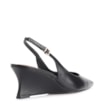 Scarpin Anabela Couro Preto - imagem 4
