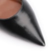 Scarpin Anabela Couro Preto - imagem 7