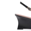Scarpin Anabela Couro Preto - imagem 8