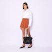 Scarpin Anabela Couro Preto - imagem 9
