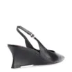 Scarpin Anabela Couro Preto - imagem 4