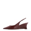 Scarpin Anabela Couro Vinho - imagem 5
