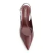 Scarpin Anabela Couro Vinho - imagem 6