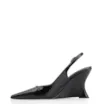 Scarpin Anabela Verniz Preto - imagem 5