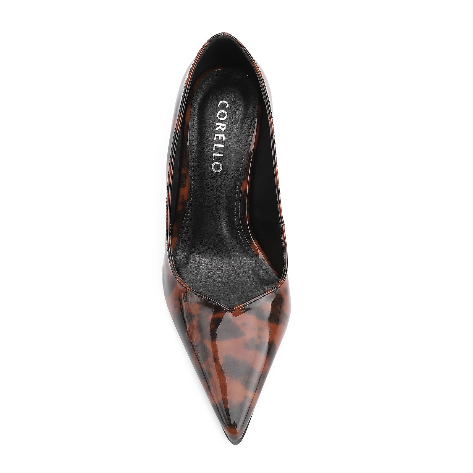 Scarpin Anabela Verniz Tartaruga