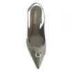 Scarpin Argola Couro Verde - imagem 5