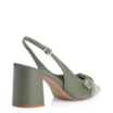 Scarpin Argola Couro Verde - imagem 3
