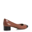 Scarpin Basic Alt Caramelo/Verniz Preto - imagem 3