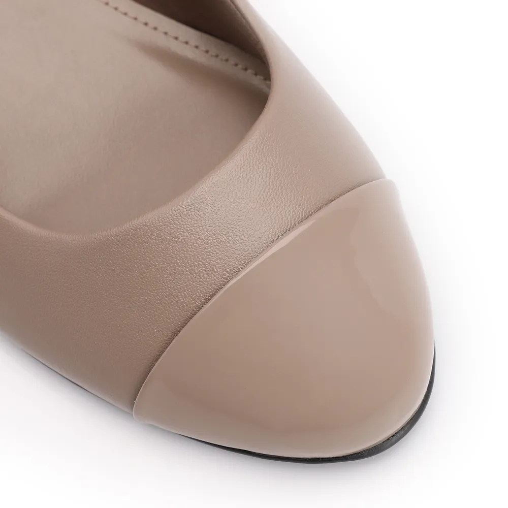 Scarpin Basic Alt Cor Bege - imagem 7