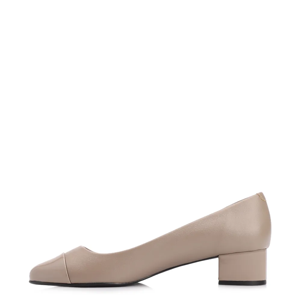 Scarpin Basic Alt Cor Bege - imagem 5