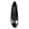 Scarpin Basic Alt Prata/Verniz Preto - imagem 5