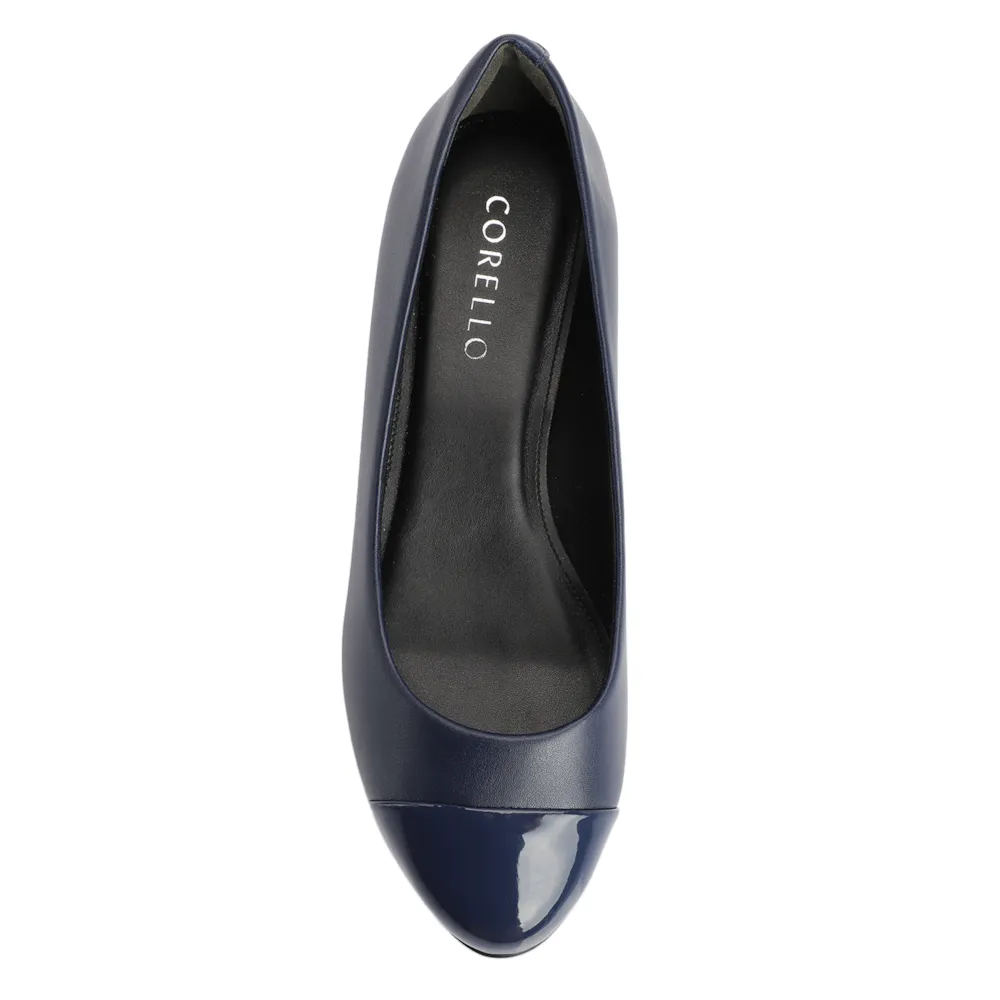 Scarpin Basic Azul/Verniz Azul - imagem 5