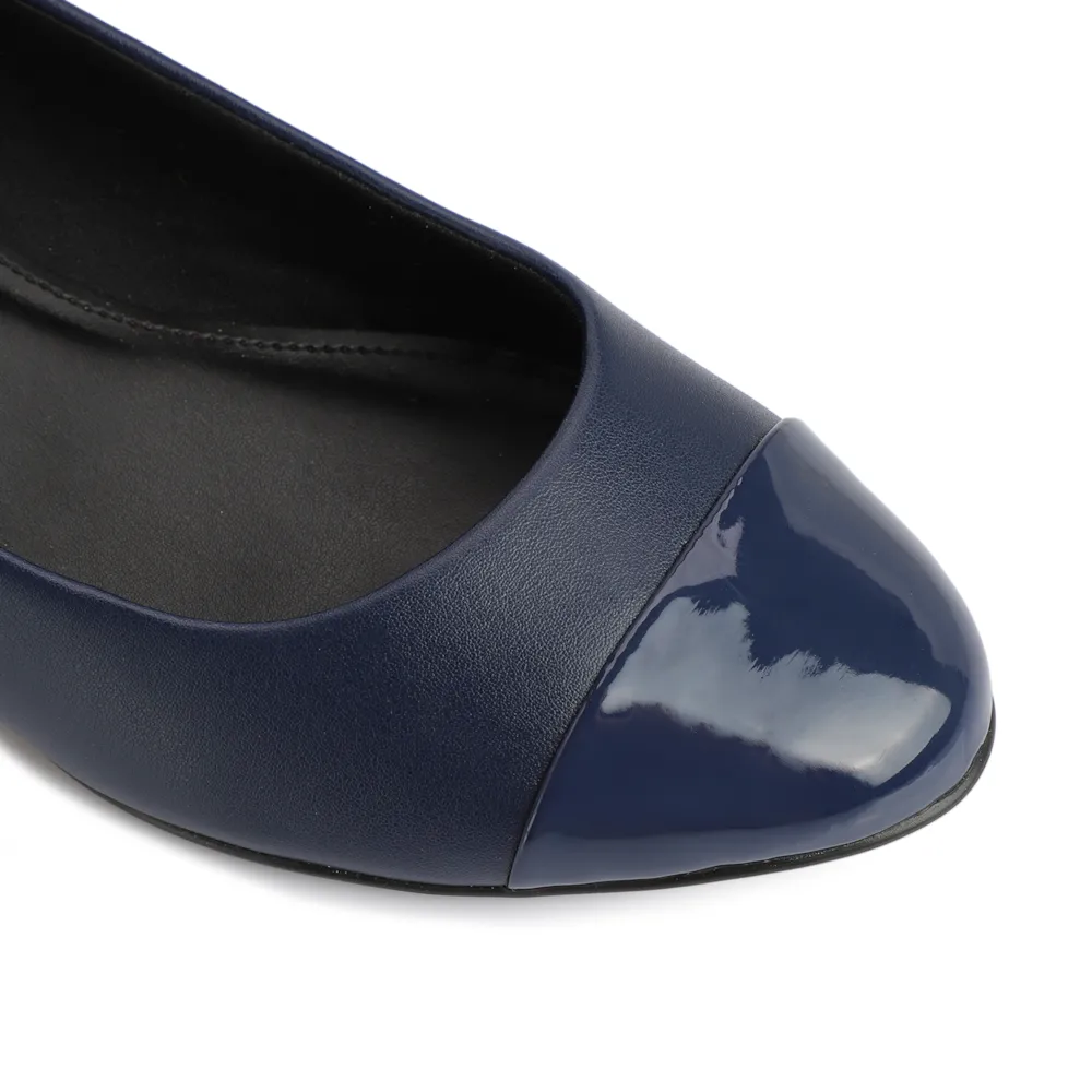 Scarpin Basic Azul/Verniz Azul - imagem 6