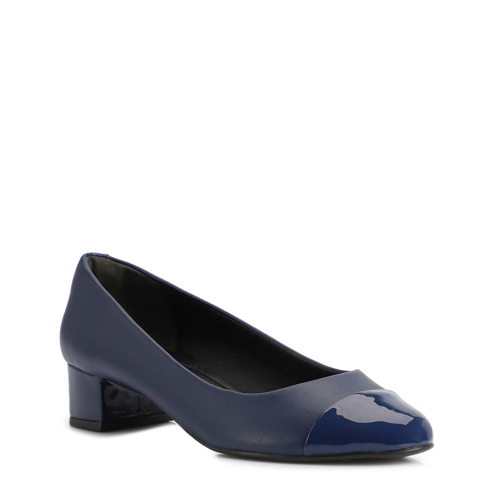 Scarpin Basic Azul/Verniz Azul