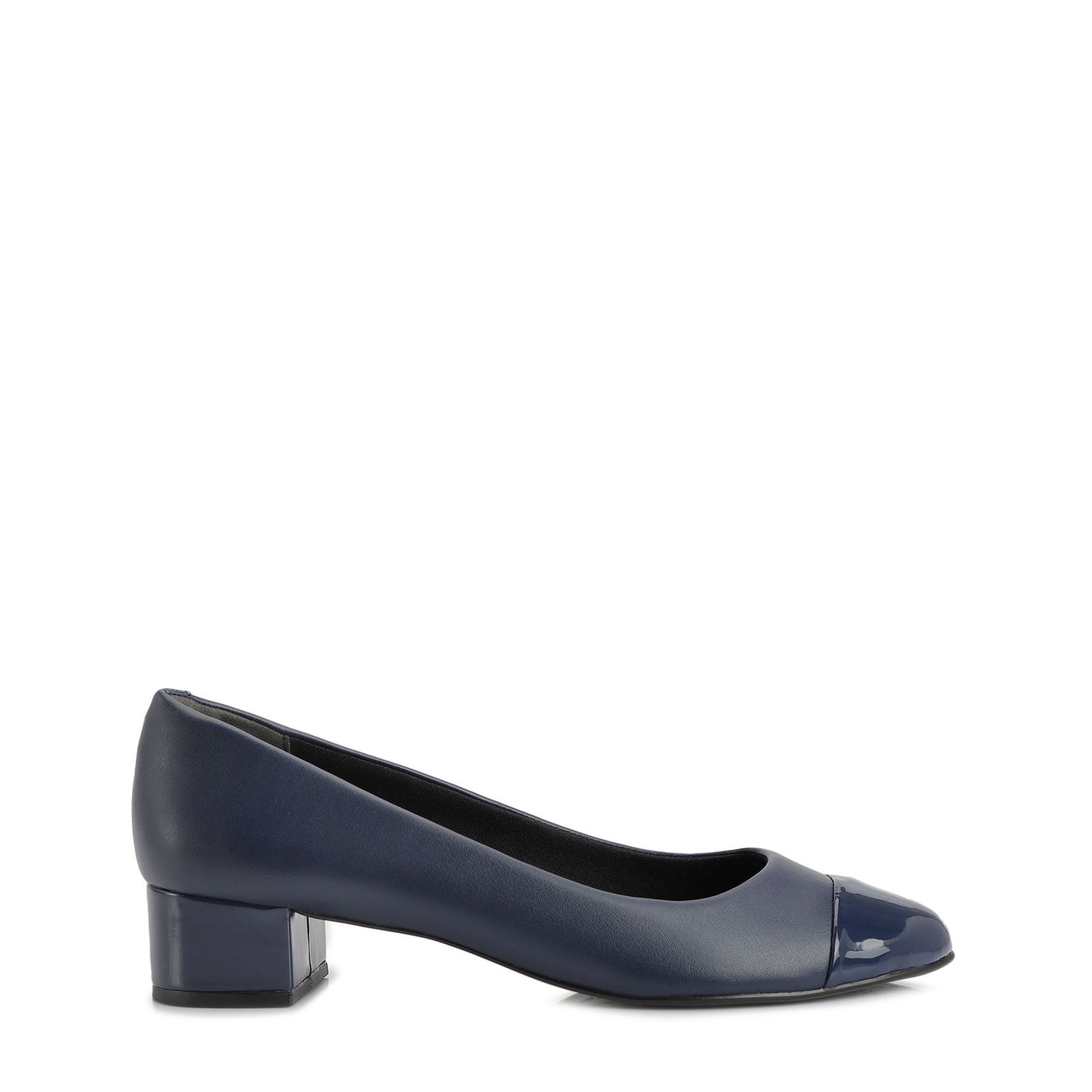 Scarpin Basic Azul/Verniz Azul
