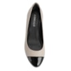 Scarpin Basic Bege/Verniz Preto - imagem 5