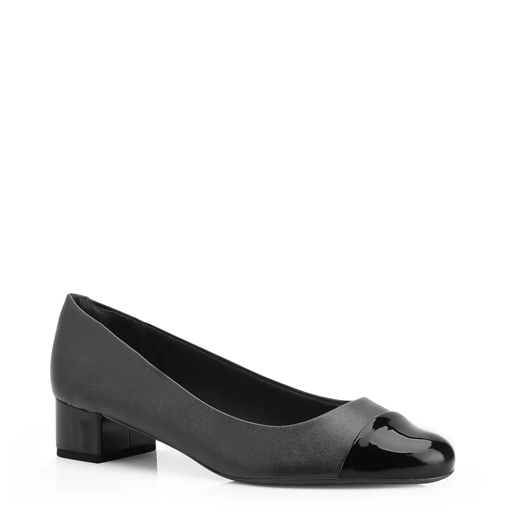Scarpin Basic Verniz Soft Preto