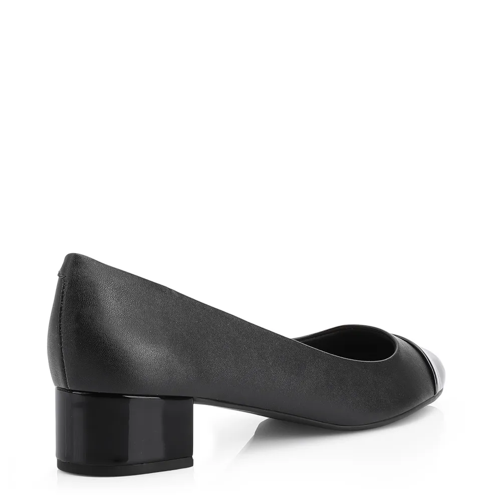 Scarpin Basic Verniz Soft Preto - imagem 3