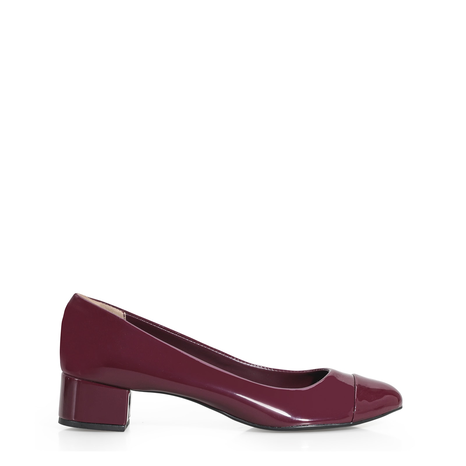 Scarpin Basic Verniz Vinho