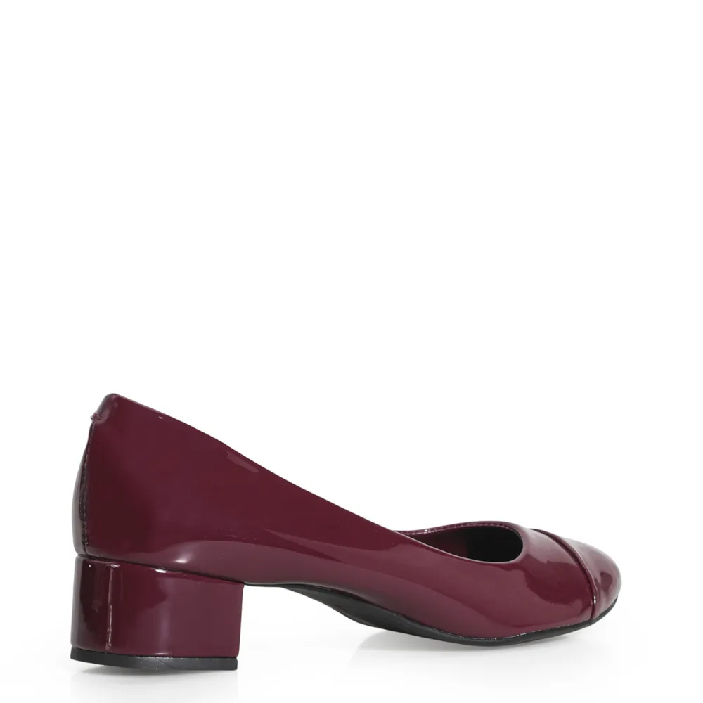 Scarpin Basic Verniz Vinho - imagem 4