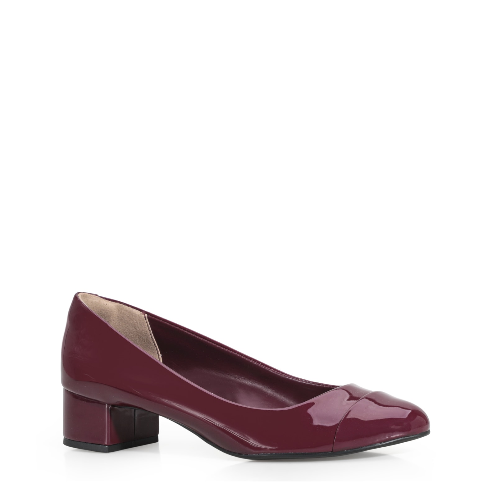 Scarpin Basic Verniz Vinho