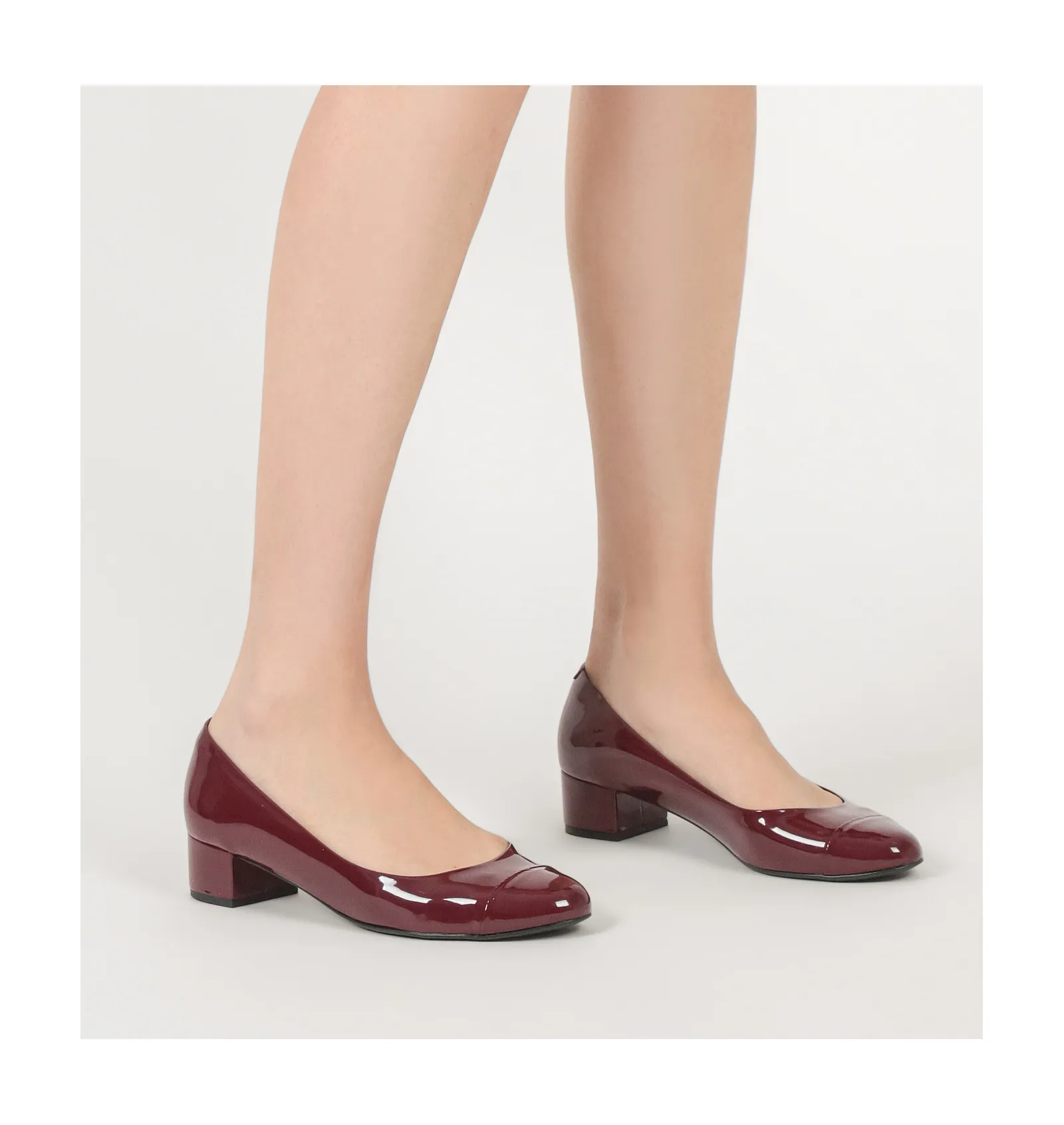 Scarpin Basic Verniz Vinho
