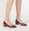 Scarpin Basic Verniz Vinho - imagem 2